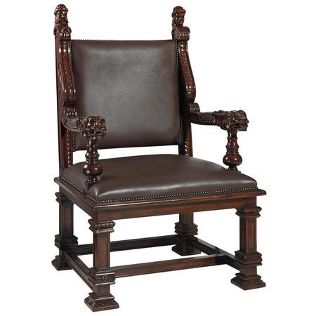 DESIGN TOSCANO Lord Cumberland's Royal Throne Chair AF1362
